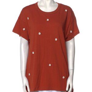 The Great Scoop Neck Short Sleeve Daisy Floral T-Shirt